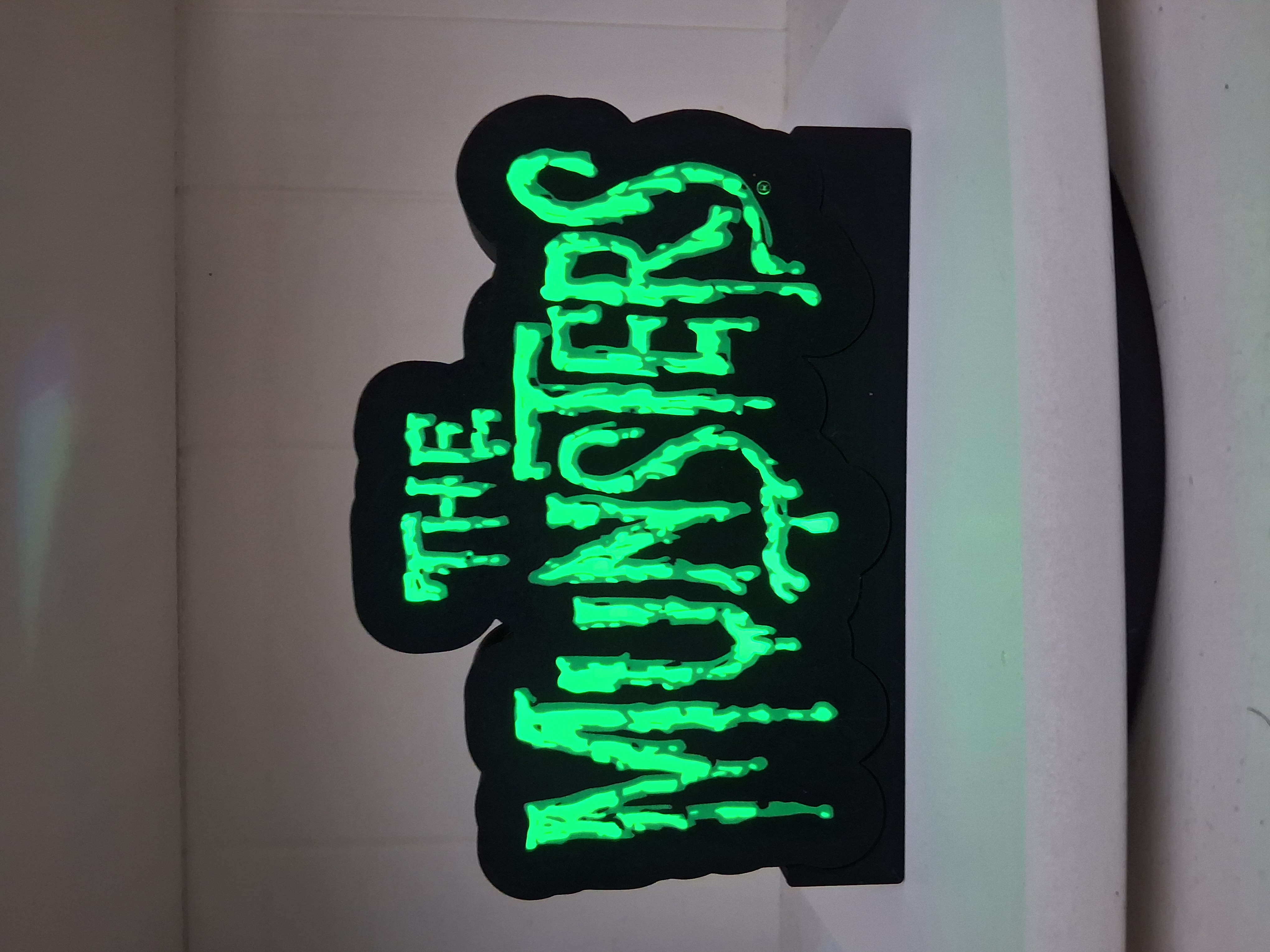 Munsters LED light box – custom 3D printed – Lit Layer Creations